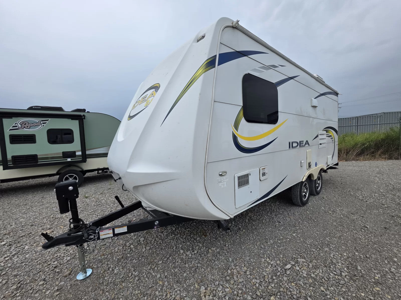 2018 Travel Lite Idea Series i18 2.0 travel trailer exterior view available at Bell Camper Sales in Bartlesville, Oklahoma