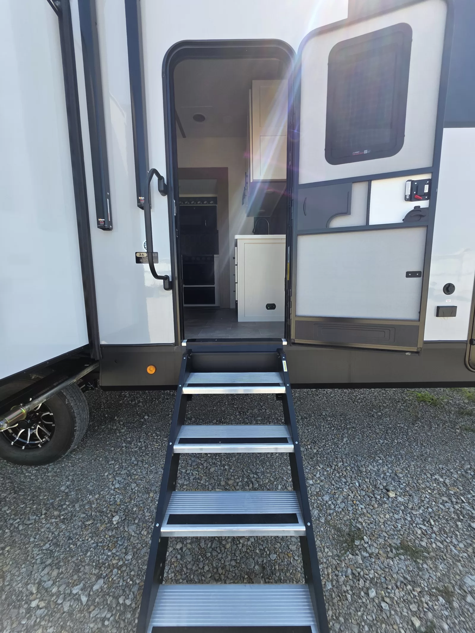 2027 Forest River Impression 36BR3 fifth wheel sleeping quarters available at Bell Camper Sales in Bartlesville, Oklahoma