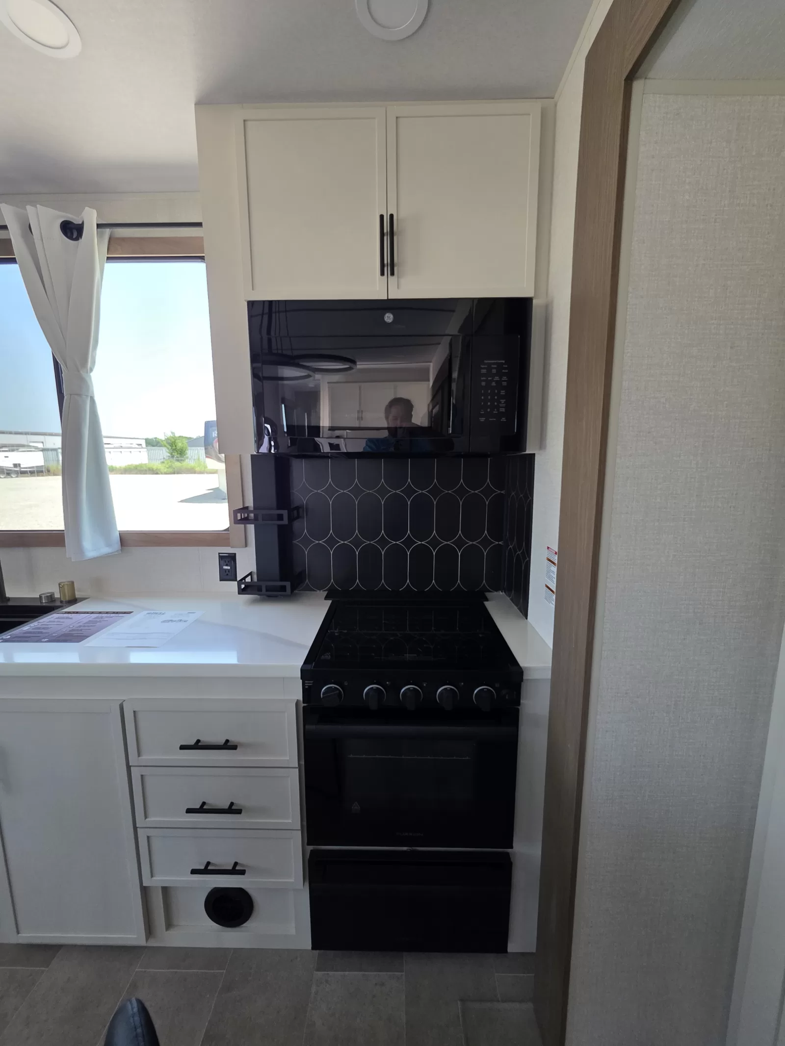 2027 Forest River Impression 360MYR fifth wheel storage compartment available at Bell Camper Sales in Bartlesville, Oklahoma