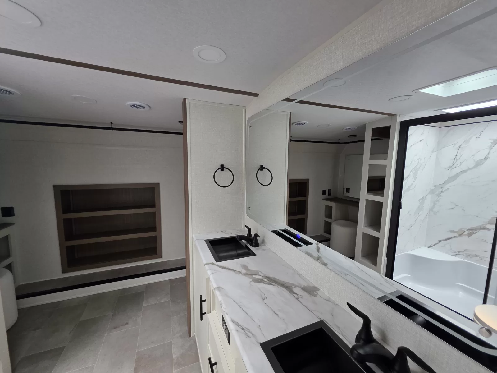 2027 Forest River Impression 360MYR fifth wheel awning and entry available at Bell Camper Sales in Bartlesville, Oklahoma