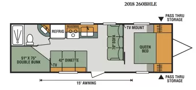 Used 2018 KZ Sportsmen 260BH — photo 2