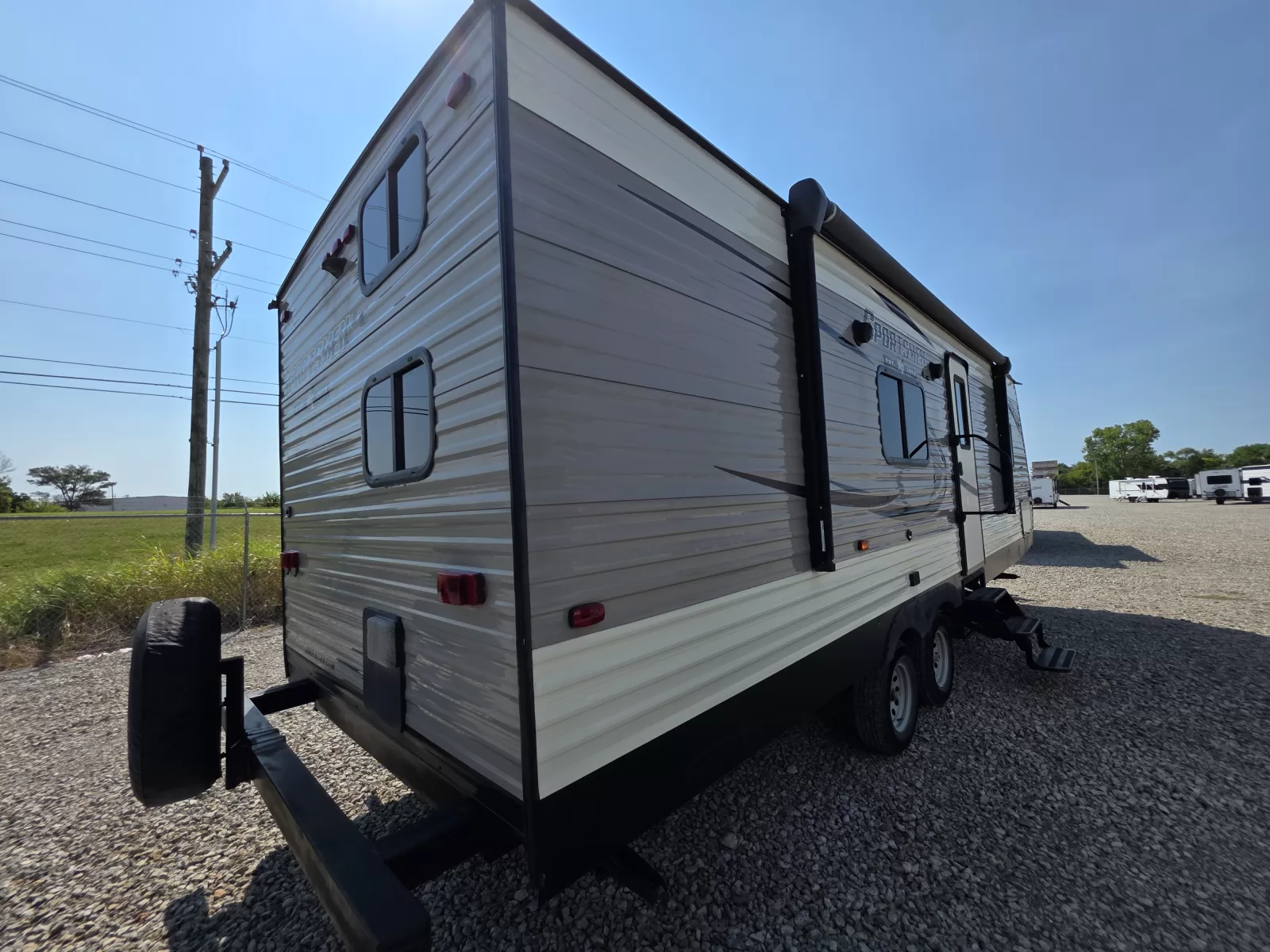 2018 KZ Sportsmen 260BH travel trailer sleeping quarters available at Bell Camper Sales in Bartlesville, Oklahoma