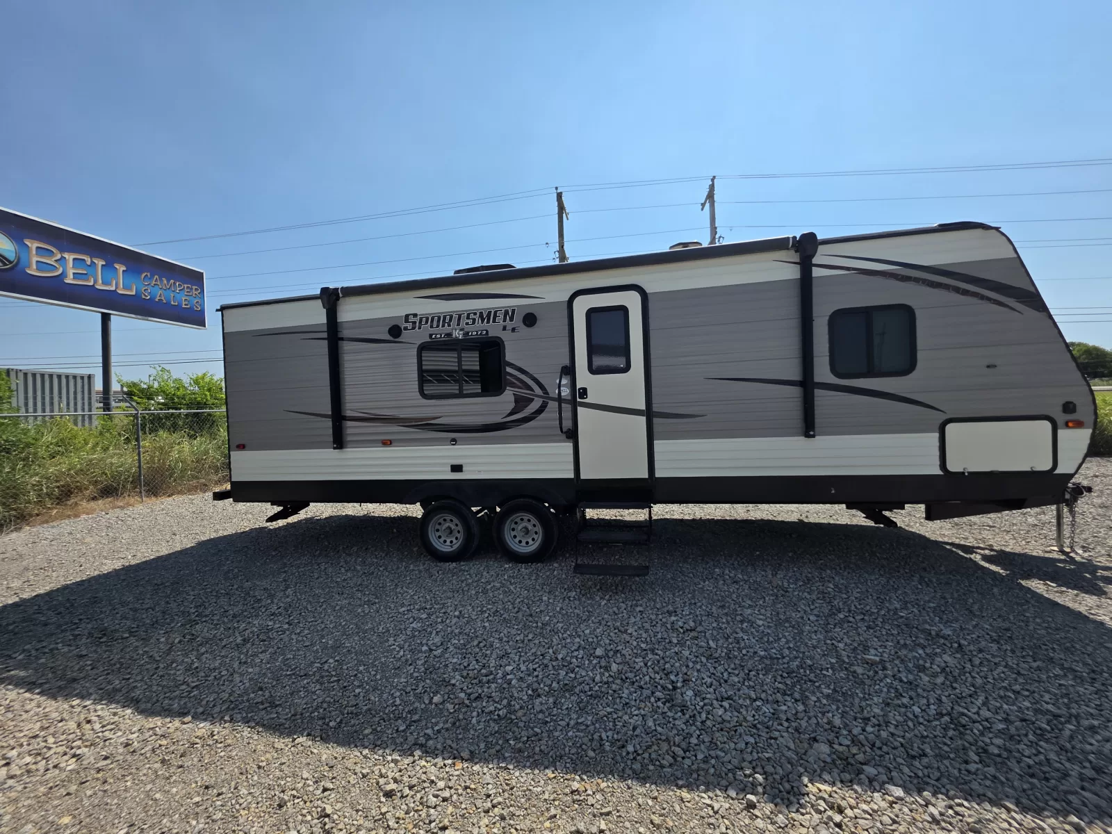 2018 KZ Sportsmen 260BH travel trailer interior detail view available at Bell Camper Sales in Bartlesville, Oklahoma