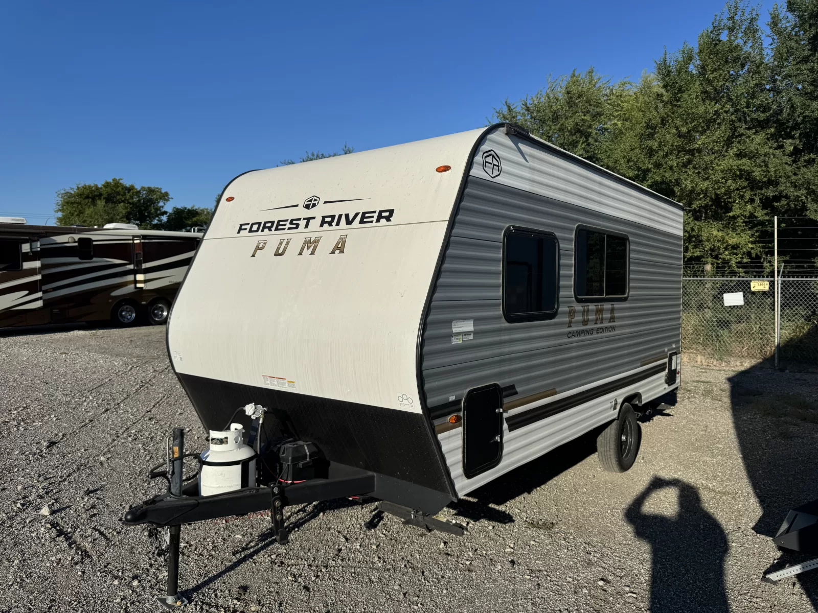 2025 Palomino Puma 16BHC travel trailer side profile available at Bell Camper Sales in Bartlesville, Oklahoma