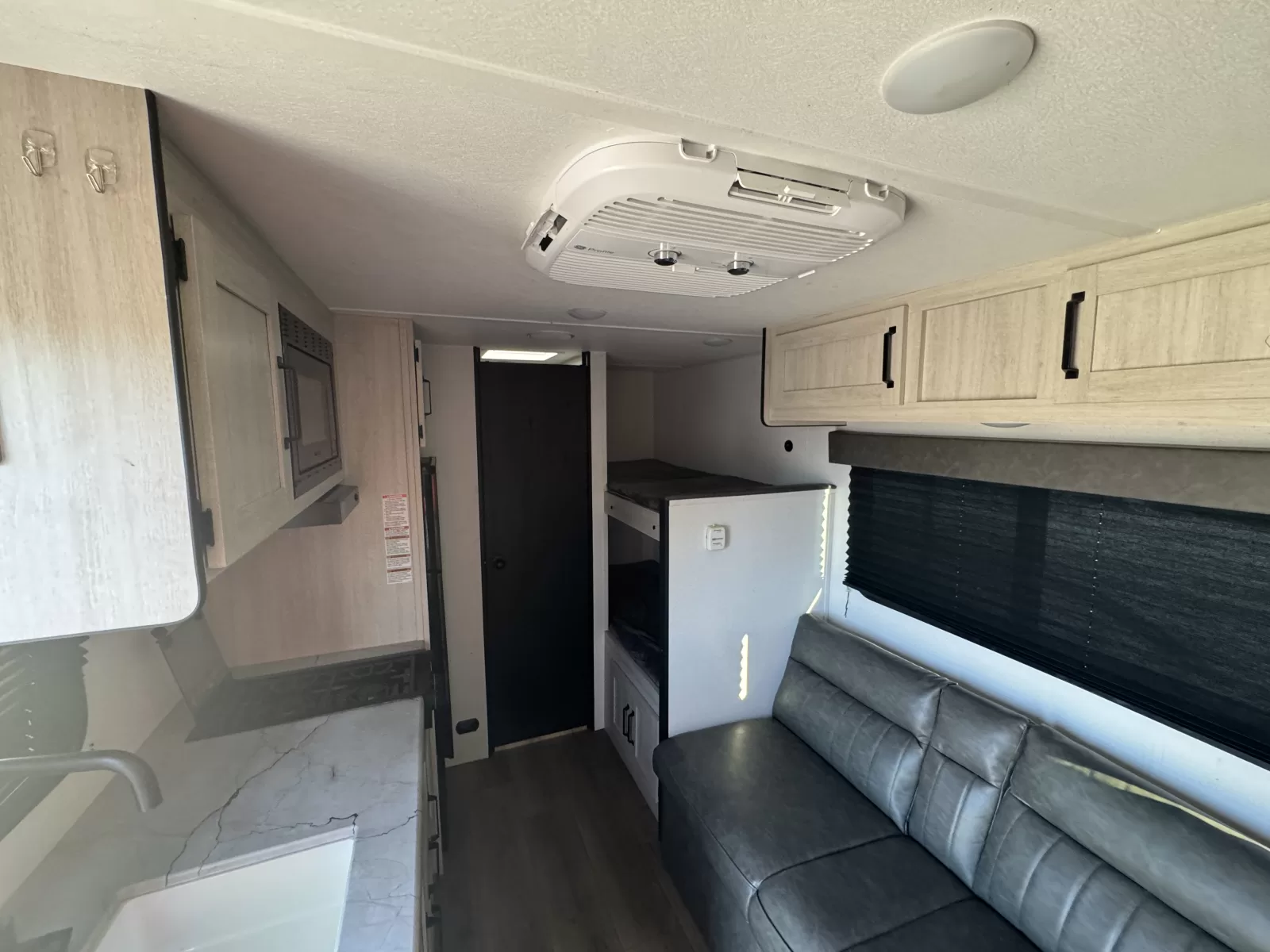 2025 Palomino Puma 16BHC travel trailer interior view available at Bell Camper Sales in Bartlesville, Oklahoma