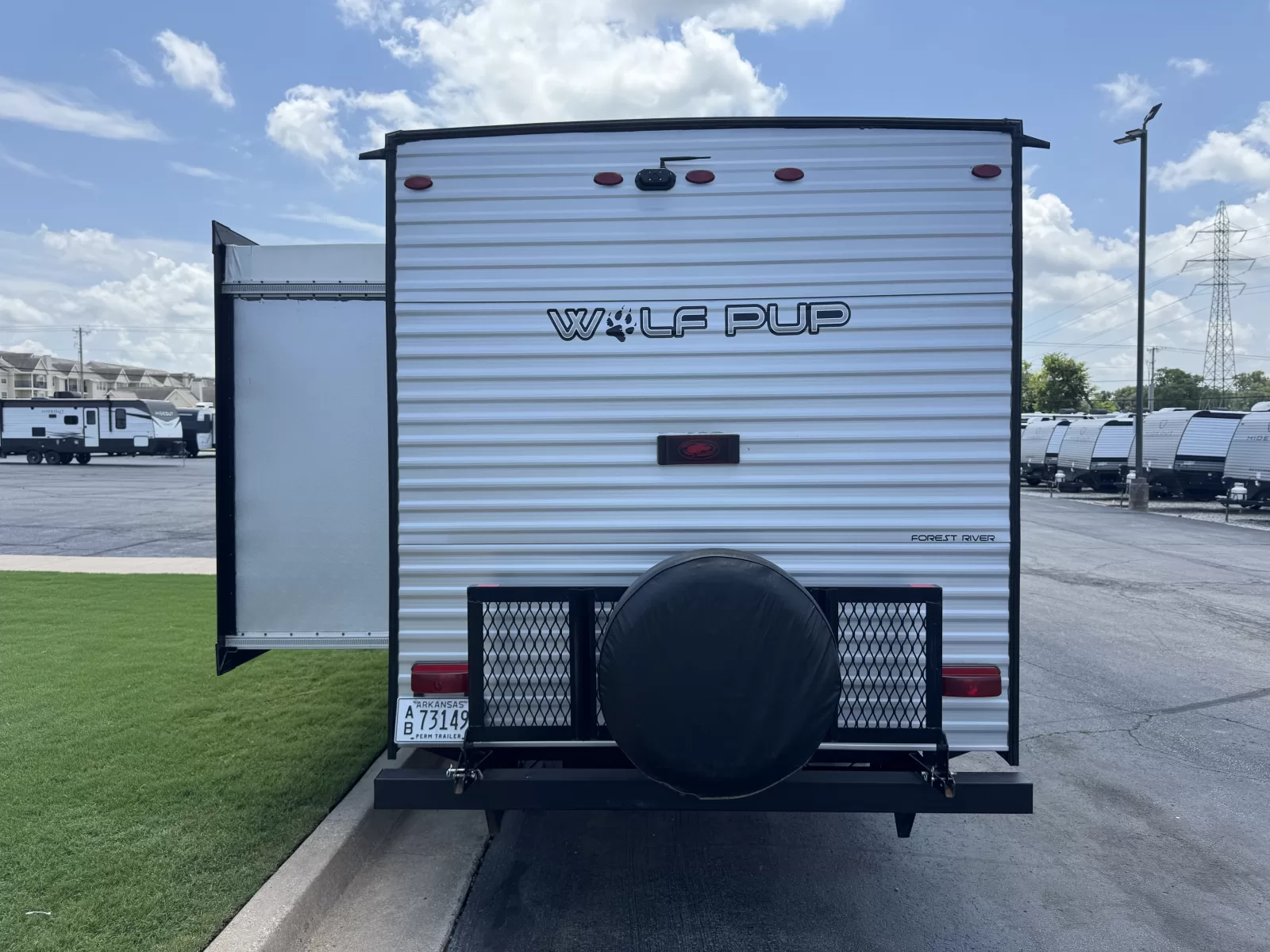2022 Forest River Cherokee Wolf Pup 18TO travel trailer side profile available at Bell Camper Sales in Bartlesville, Oklahoma