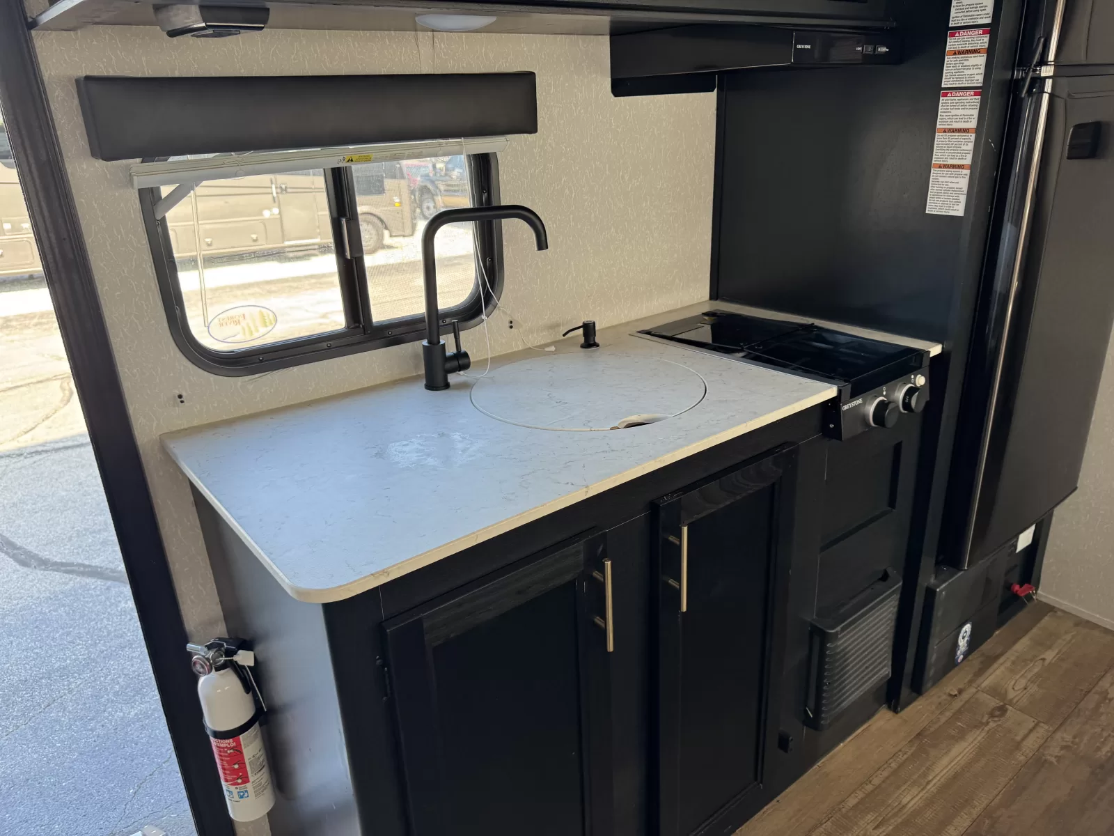 2022 Forest River Cherokee wolf pup 18to travel trailer living area available at Bell Camper Sales in Bartlesville, Oklahoma
