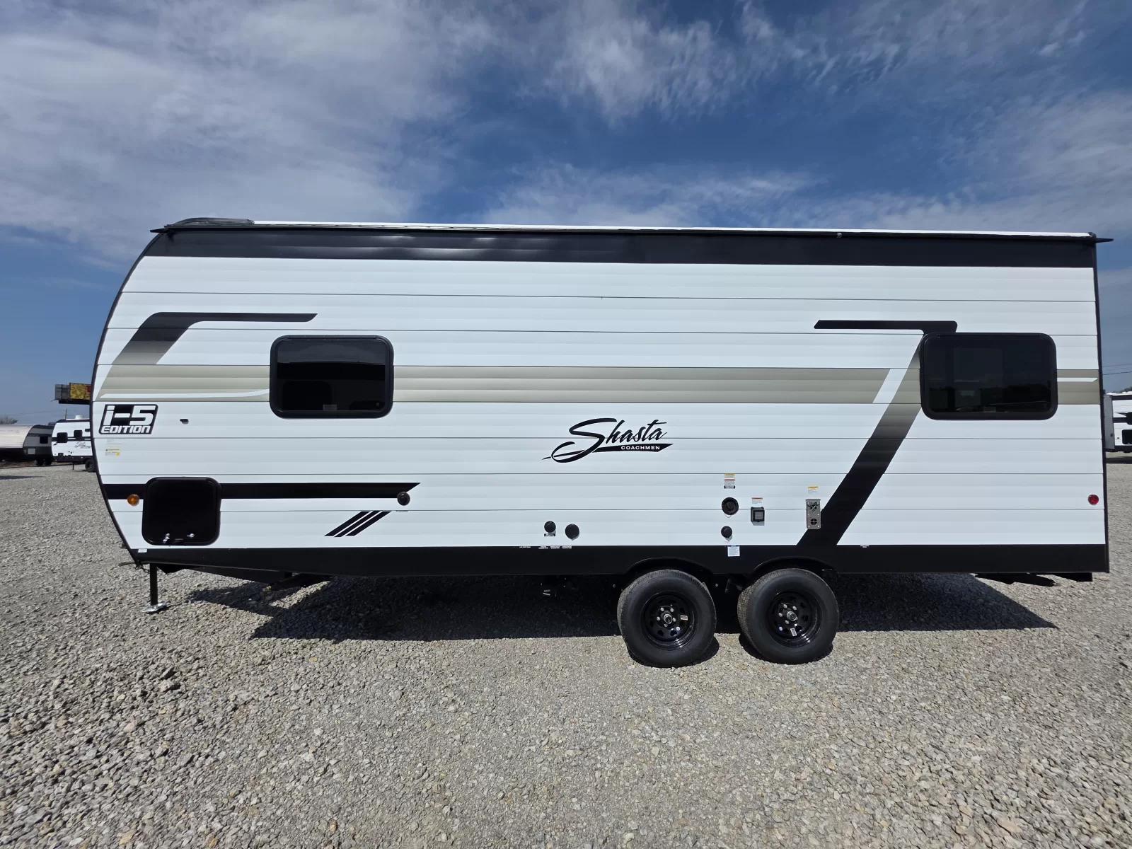 2027 Shasta 521CK travel trailer awning and exterior available at Bell Camper Sales in Bartlesville, Oklahoma