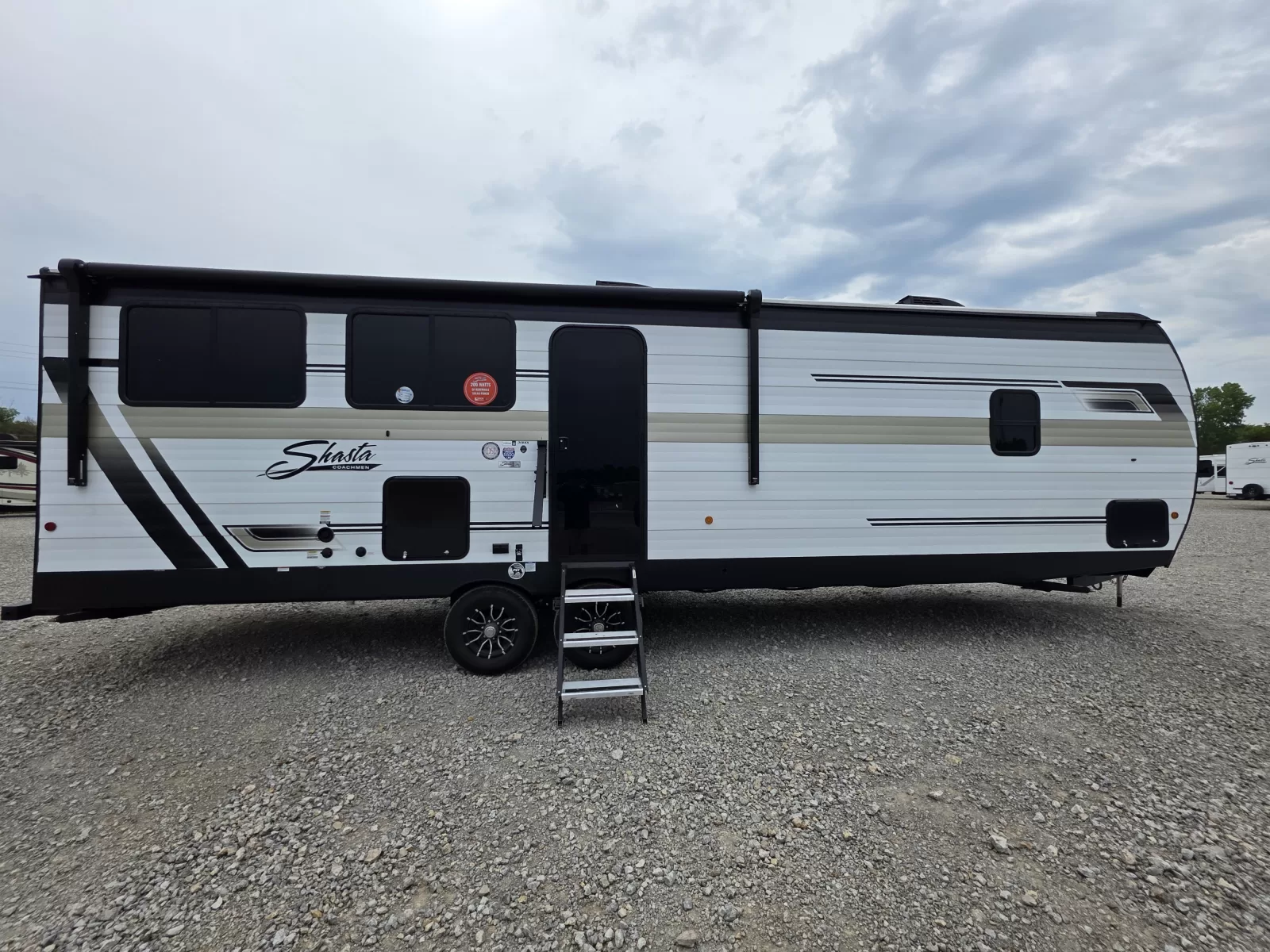 2027 Shasta Oasis 30RKS travel trailer bathroom available at Bell Camper Sales in Bartlesville, Oklahoma