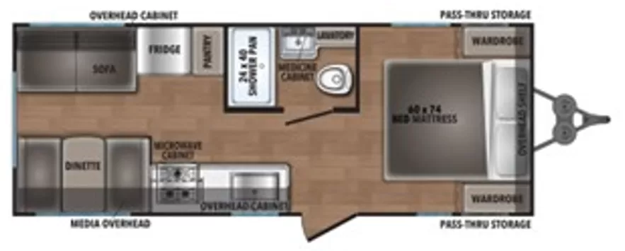 2027 Shasta Oasis 521CK travel trailer exterior view available at Bell Camper Sales in Bartlesville, Oklahoma