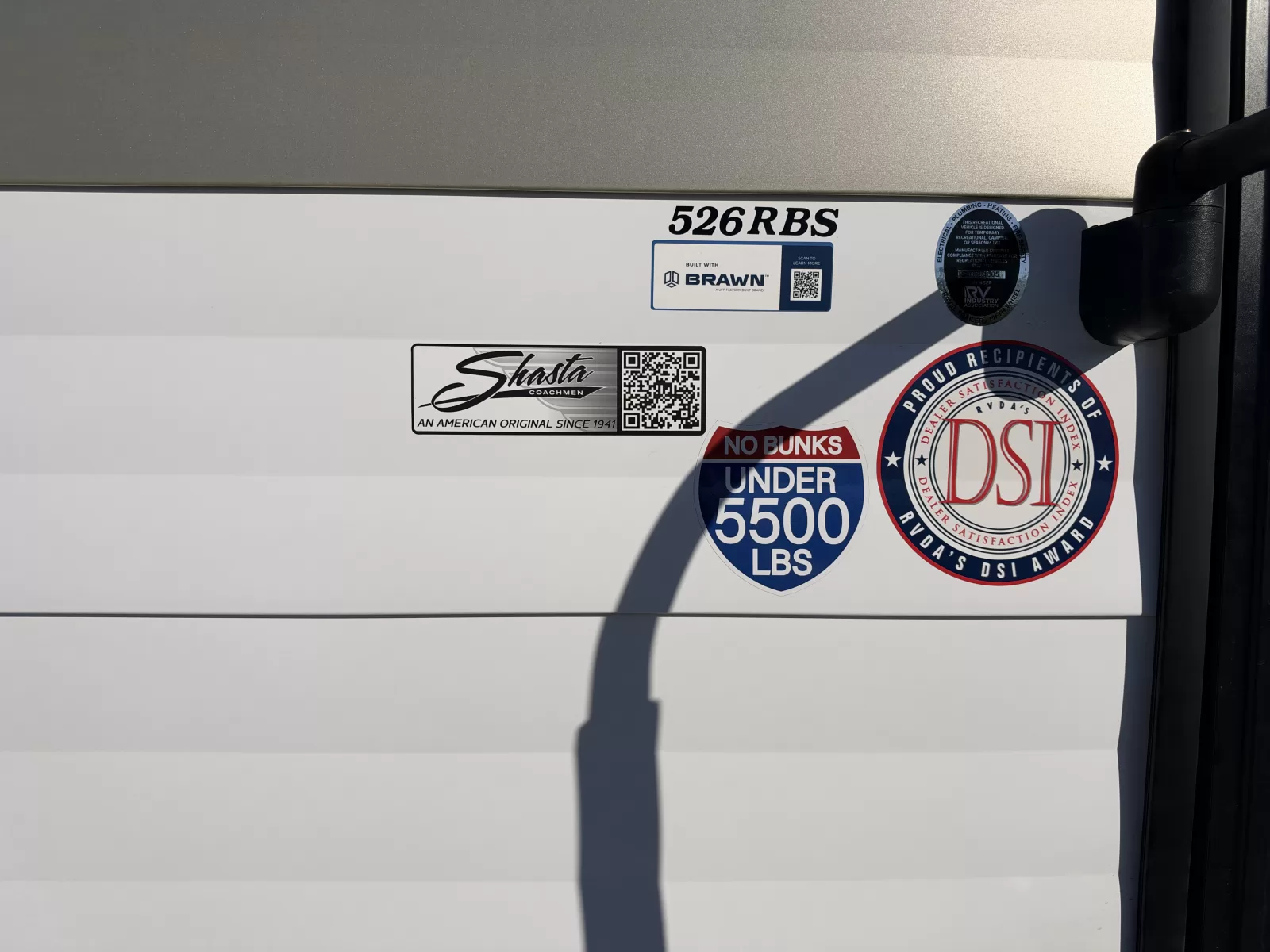 2027 Shasta 526RBS travel trailer bathroom available at Bell Camper Sales in Bartlesville, Oklahoma