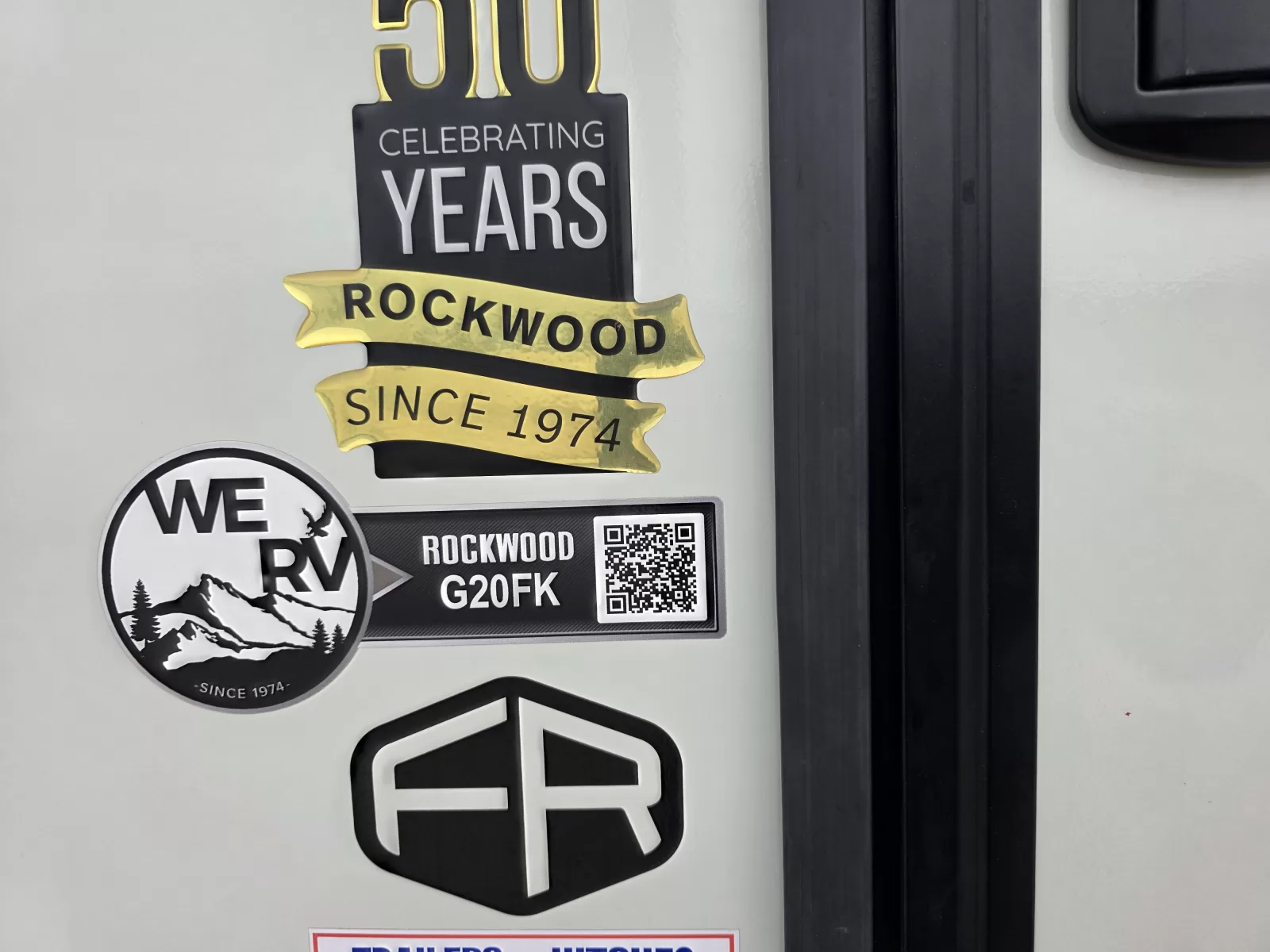 2025 Rockwood Geo Pro 20FK travel trailer full view available at Bell Camper Sales in Bartlesville, Oklahoma