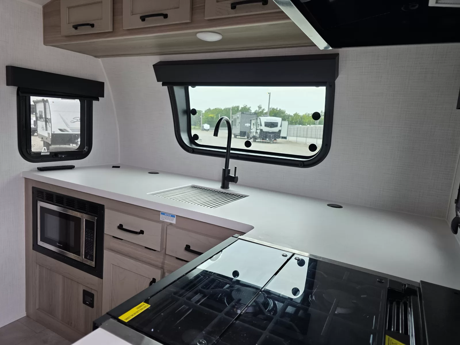 2025 Rockwood Geo Pro 20FK travel trailer detail view available at Bell Camper Sales in Bartlesville, Oklahoma