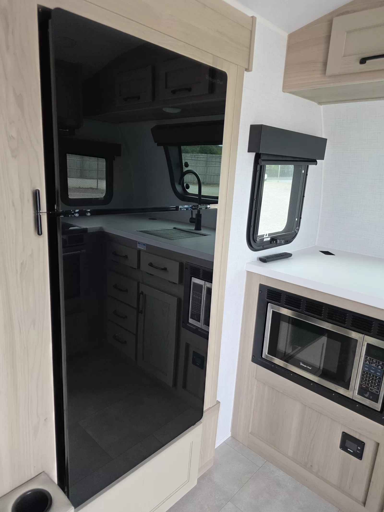 2025 Rockwood Geo Pro 20FK travel trailer interior detail available at Bell Camper Sales in Bartlesville, Oklahoma