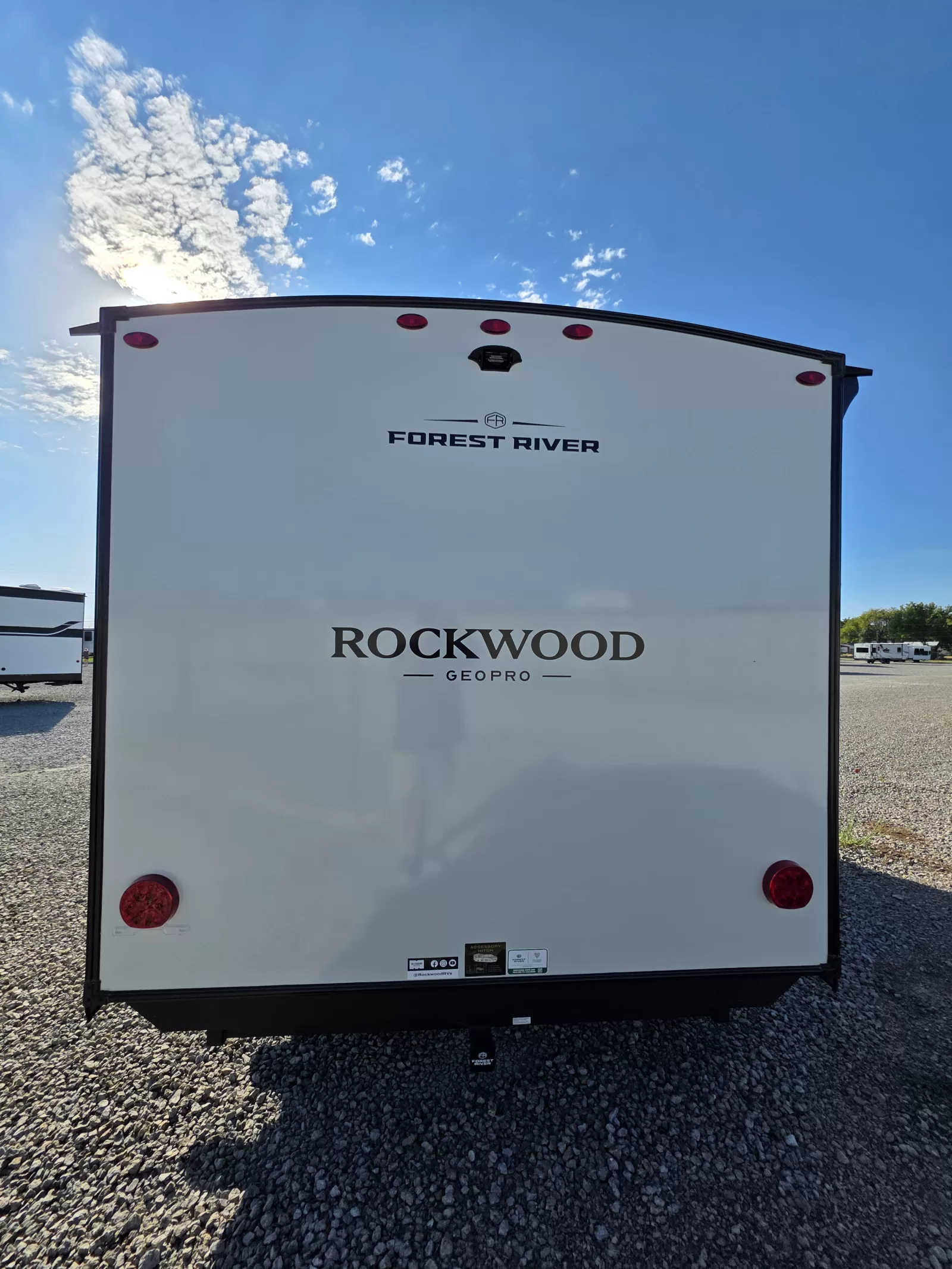 2027 Rockwood Geo Pro 17BLE travel trailer bedroom available at Bell Camper Sales in Bartlesville, Oklahoma