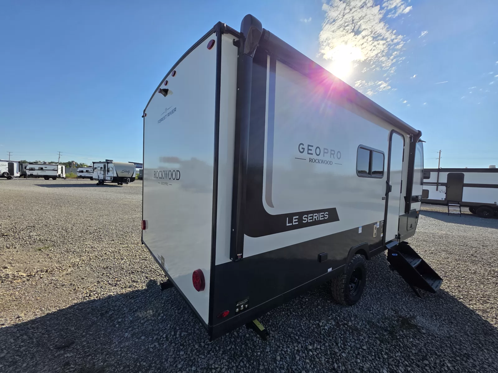 2027 Rockwood Geo Pro 17BLE travel trailer bathroom available at Bell Camper Sales in Bartlesville, Oklahoma