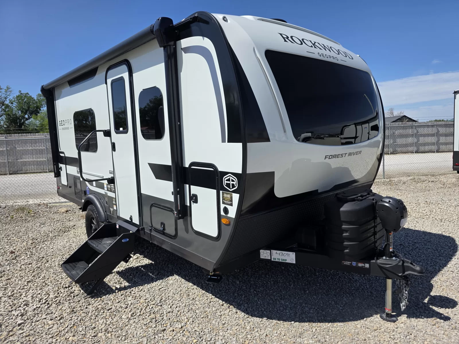 2027 Forest River 19FTD travel trailer front exterior available at Bell Camper Sales in Bartlesville, Oklahoma
