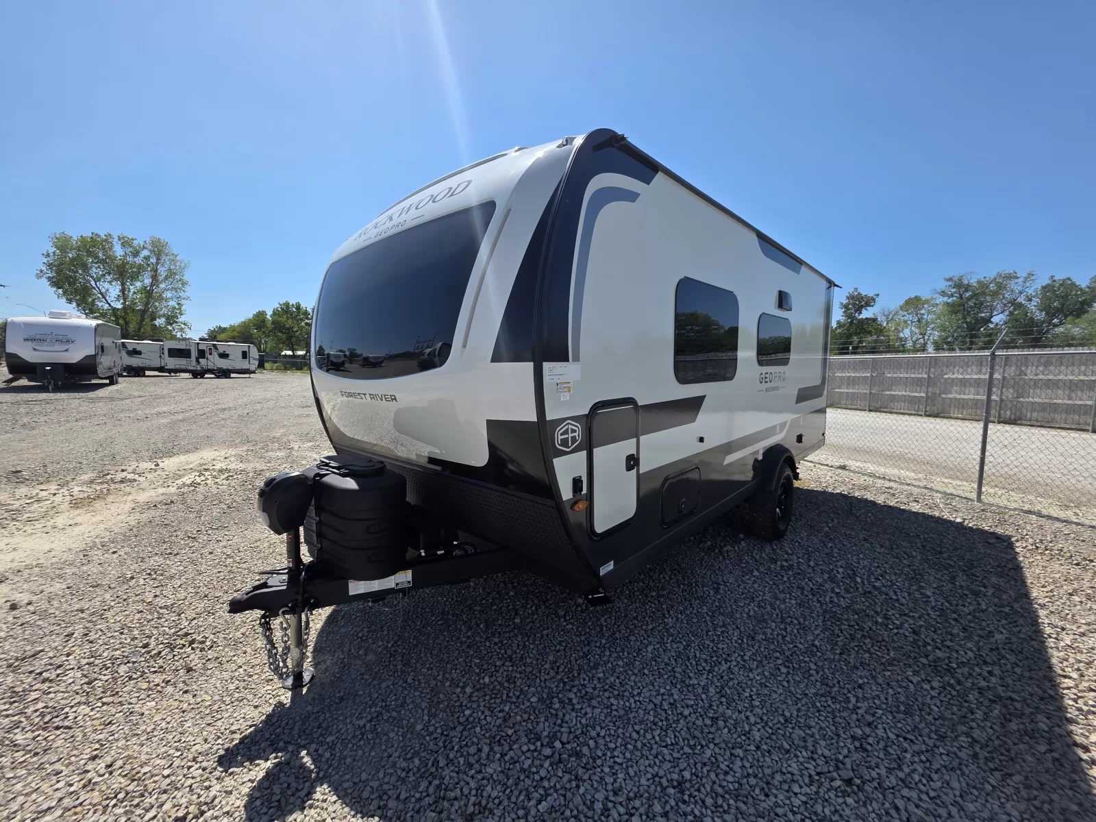 2027 Forest River 19FTD travel trailer rear exterior available at Bell Camper Sales in Bartlesville, Oklahoma