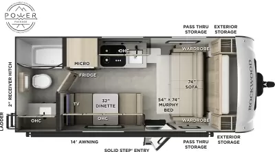 New 2027 Forest River RV Rockwood GEO Pro 19FTD — photo 2