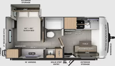 New 2027 Forest River RV Rockwood GEO Pro 20RBS for sale in Bartlesville