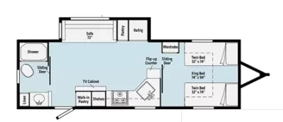 Used 2022 Winnebago Micro Minnie 2327TB — photo 2