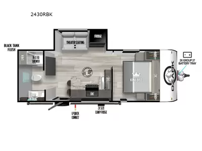 New 2026 Forest River RV Ozark 2430RBK — photo 2
