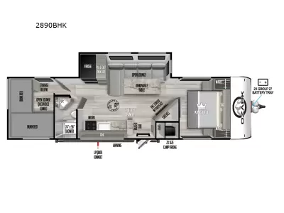 New 2026 Forest River RV Ozark 2890BHK — photo 2