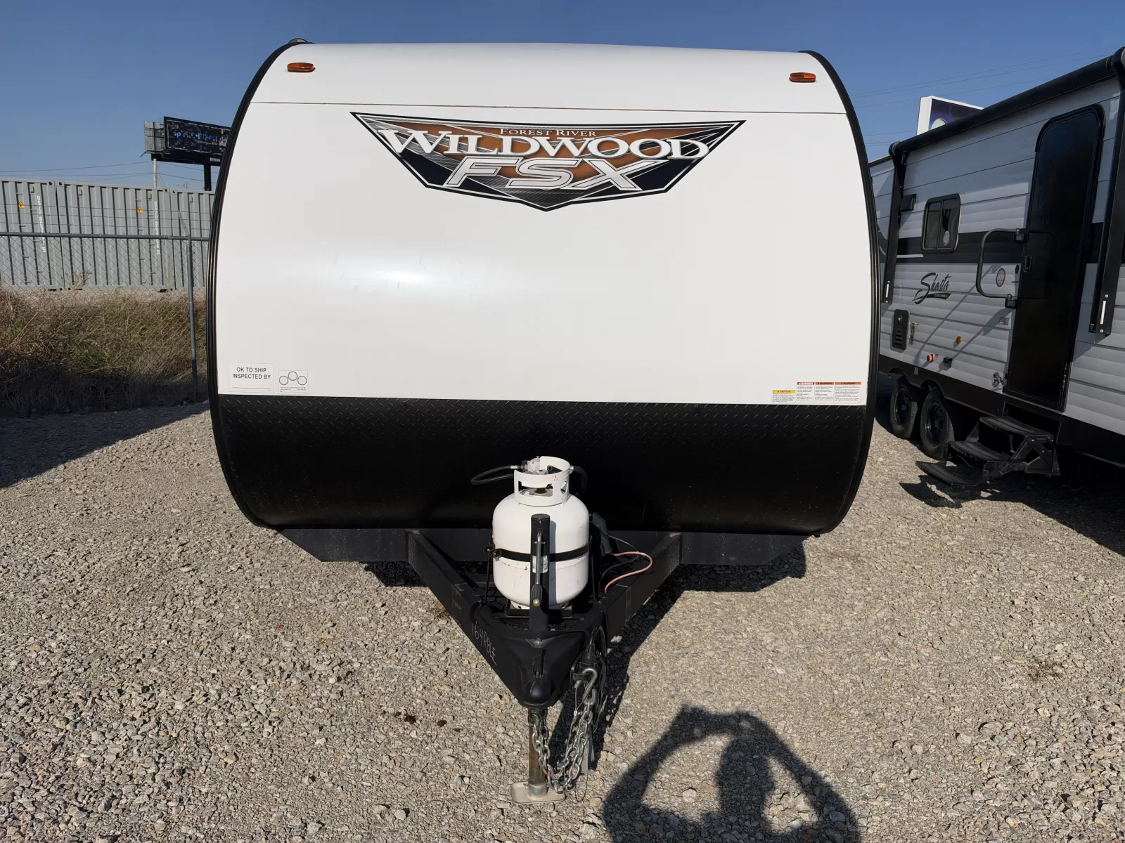2024 Forest River 164RB travel trailer front exterior available at Bell Camper Sales in Bartlesville, Oklahoma