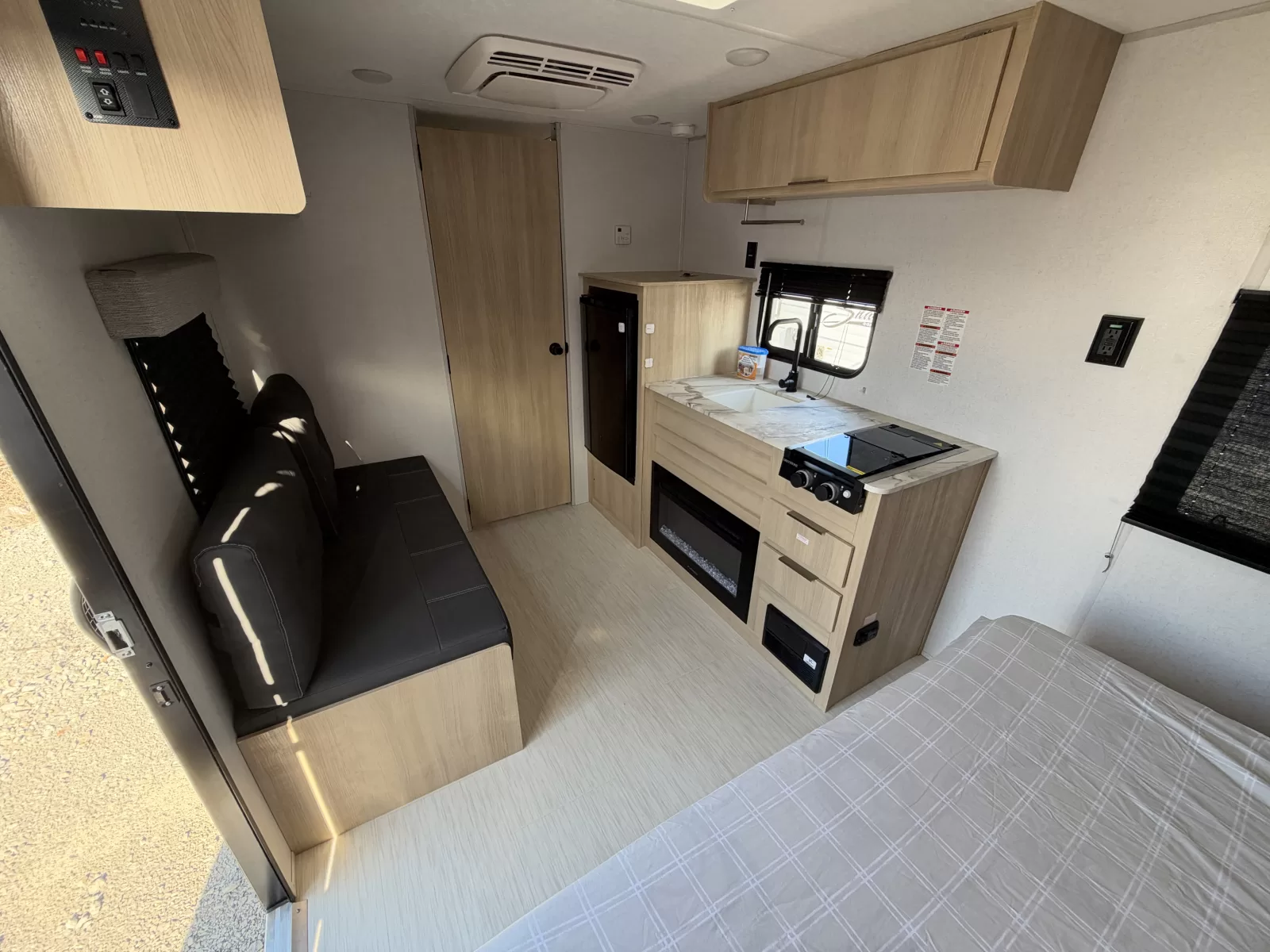 2024 Forest River 164RB travel trailer living area available at Bell Camper Sales in Bartlesville, Oklahoma