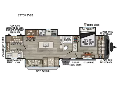 New 2026 Venture RV SportTrek Touring Edition STT343VIB — photo 2