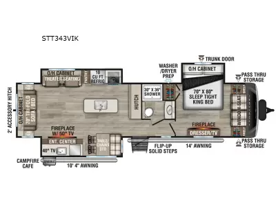 New 2026 Venture RV SportTrek Touring Edition STT343VIK — photo 2