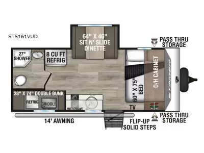 New 2026 Venture RV SportTrek Stinger Lite STS161VUD — photo 2