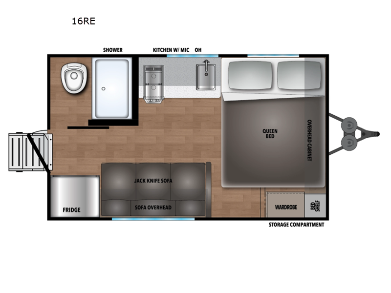 New 2026 Shasta RVs Compact 16RE