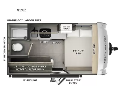 New 2026 Forest River RV Rockwood GEO Pro G13LE — photo 2
