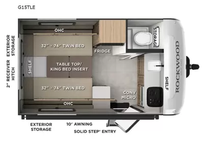 New 2027 Forest River RV Rockwood GEO Pro G15TLE — photo 2