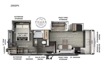 New 2027 Forest River RV Rockwood Signature 290SFK — photo 2