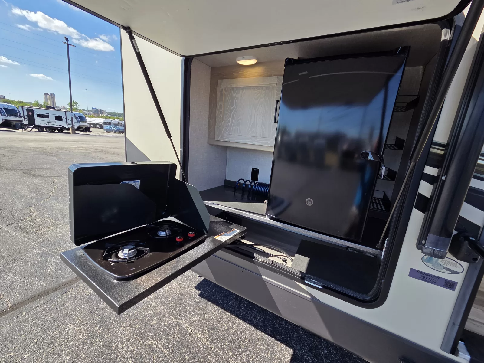 2022 Forest River 2911BS bunkhouse travel trailer full view available at Bell Camper Sales in Bartlesville, Oklahoma