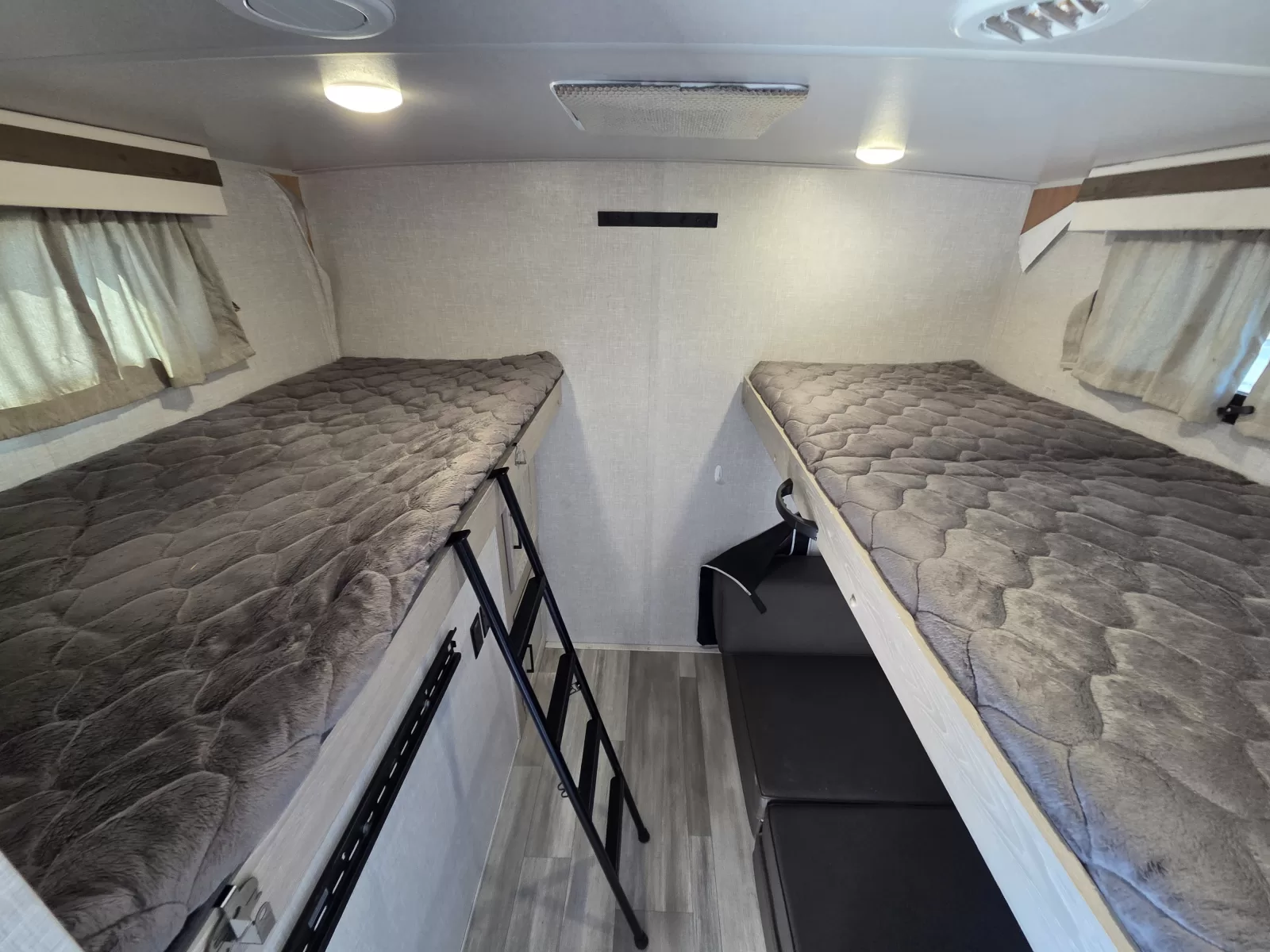 2022 Forest River 2911BS bunkhouse travel trailer sleeping area available at Bell Camper Sales in Bartlesville, Oklahoma