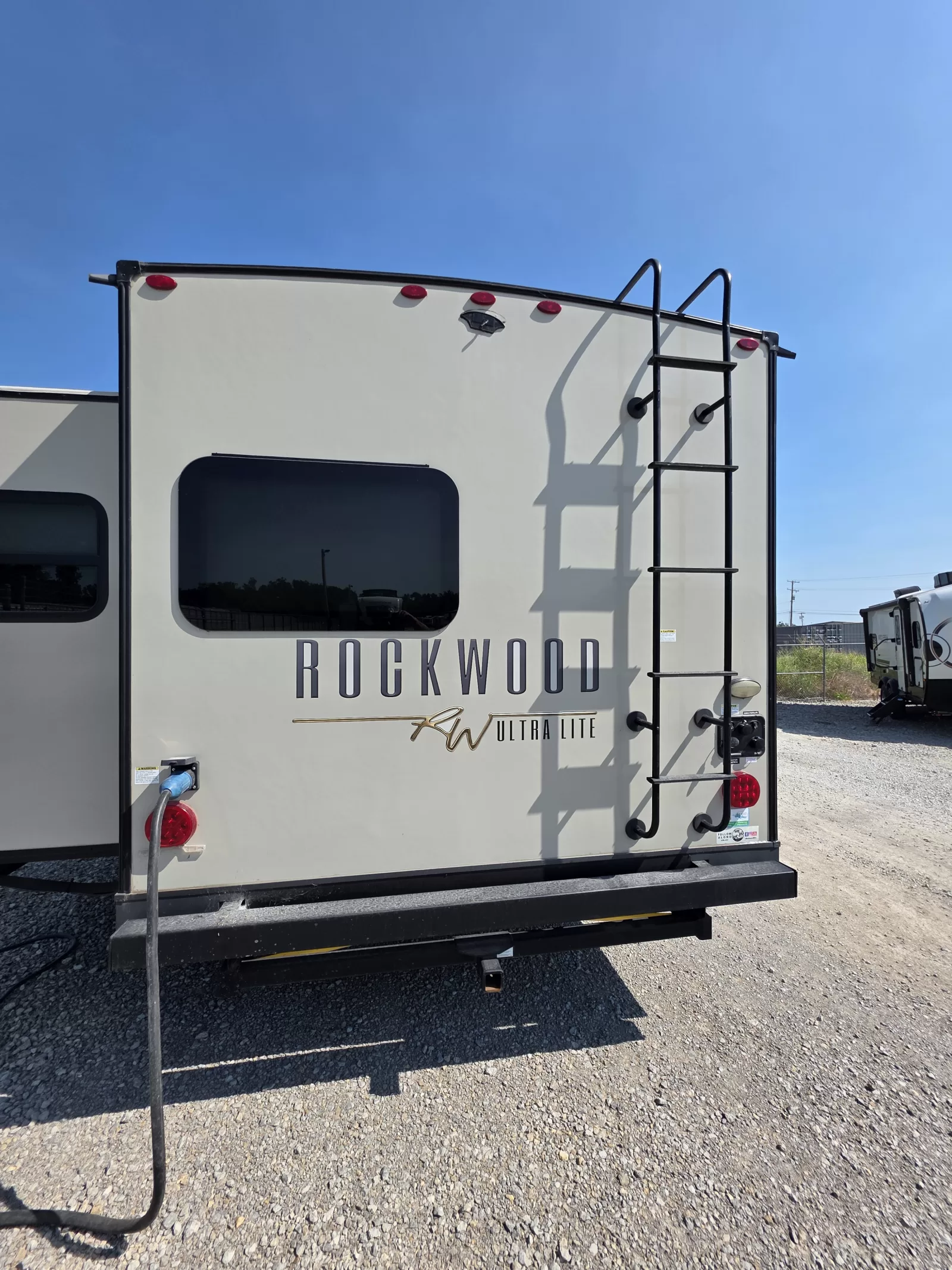 2022 Rockwood Ultra Lite 2608BS travel trailer storage compartment available at Bell Camper Sales in Bartlesville, Oklahoma