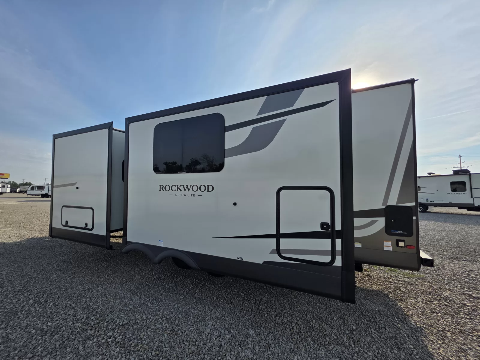 2027 Forest River Rockwood Ultra Lite 2711RK travel trailer living area available at Bell Camper Sales in Bartlesville, Oklahoma