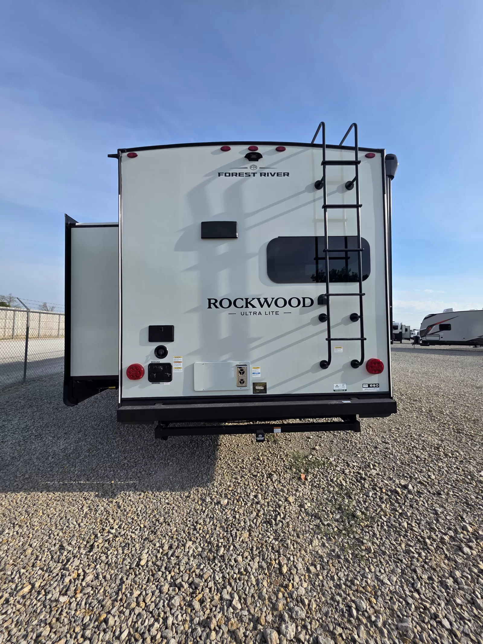 2027 Forest River Rockwood Ultra Lite 2711RK travel trailer bathroom available at Bell Camper Sales in Bartlesville, Oklahoma