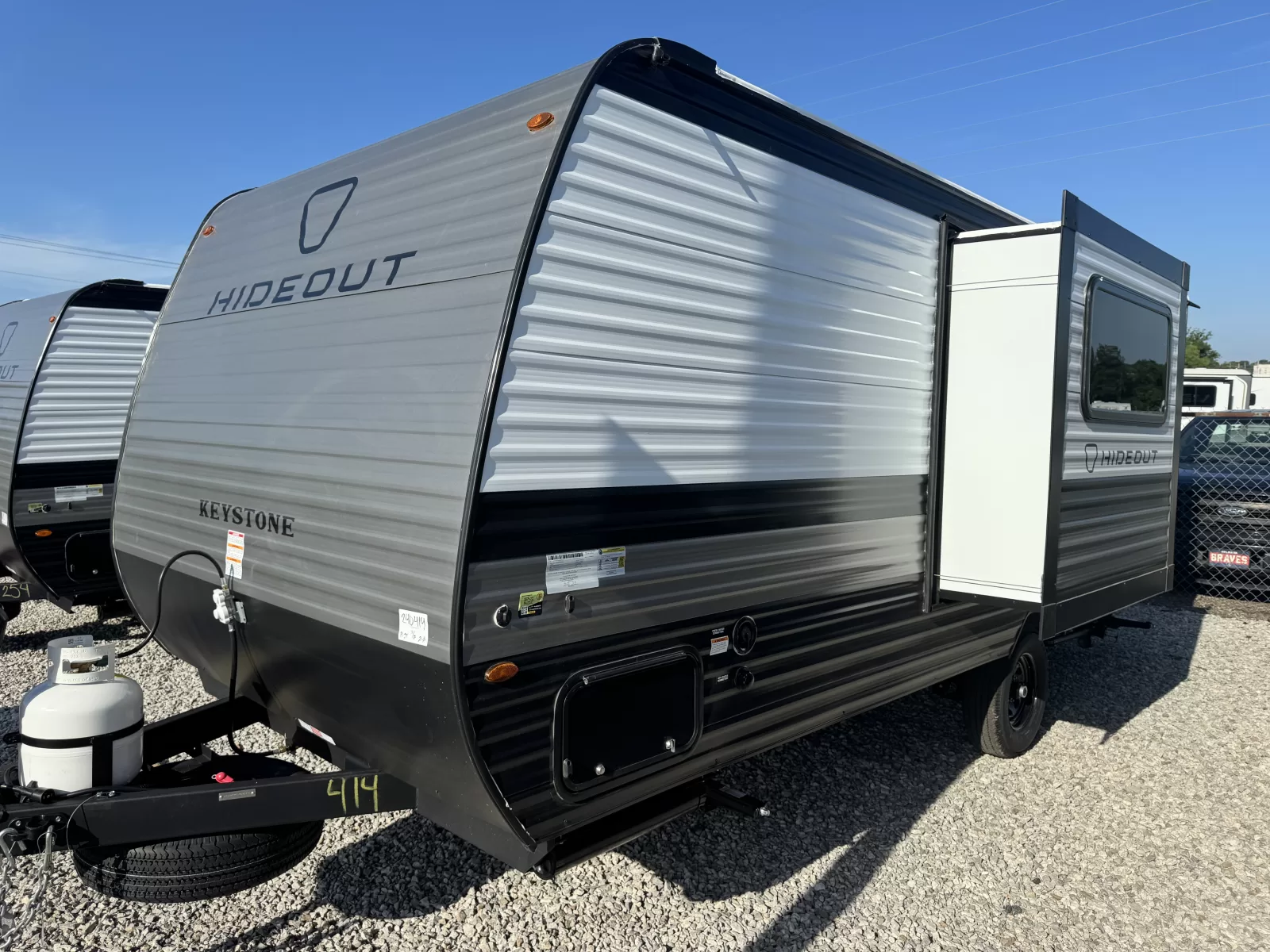 2027 Keystone Hideout Mini 199BHS travel trailer front profile available at Bell Camper Sales in Bartlesville, Oklahoma