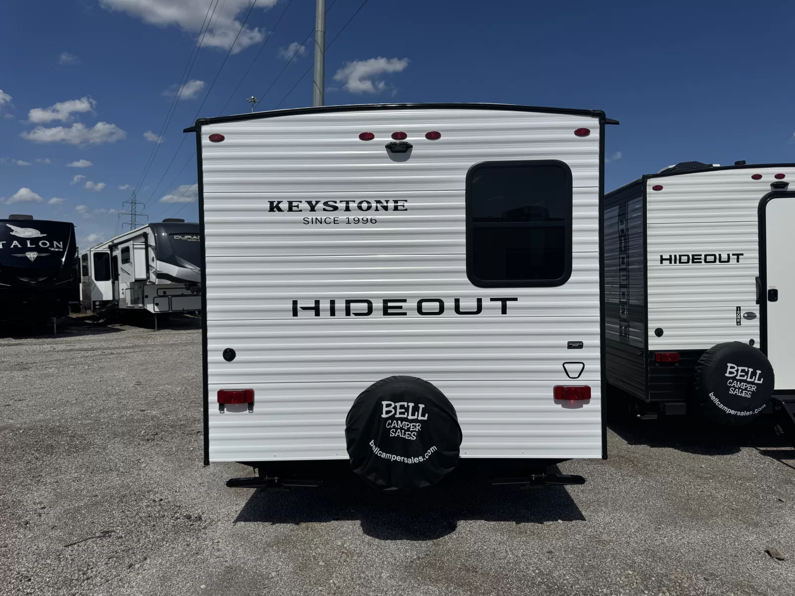 2027 Keystone Hideout 120BT travel trailer side view available at Bell Camper Sales in Bartlesville, Oklahoma