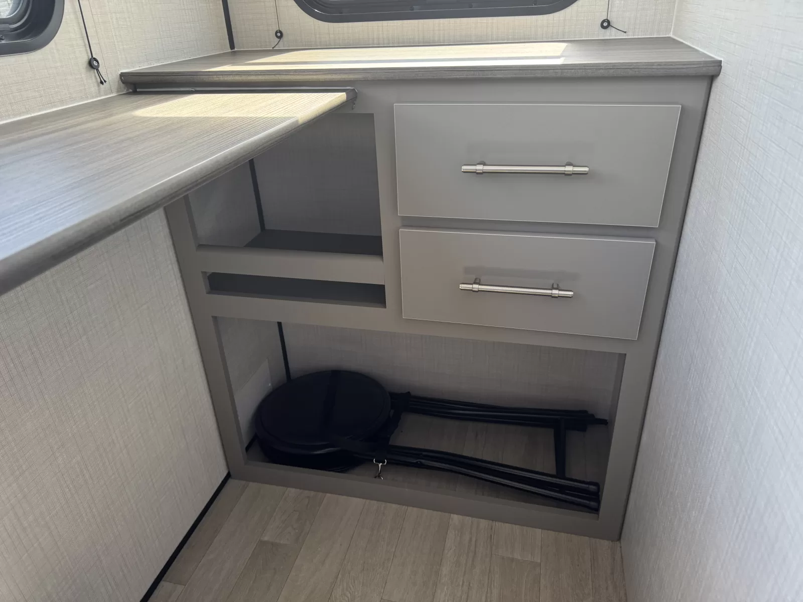 2027 Keystone Hideout 120BT travel trailer kitchen area available at Bell Camper Sales in Bartlesville, Oklahoma