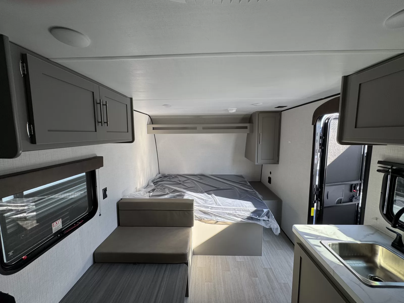 2027 Keystone Hideout 161BH travel trailer living area available at Bell Camper Sales in Bartlesville, Oklahoma