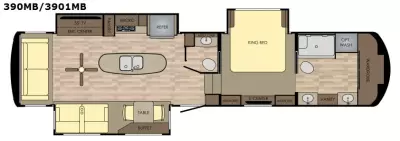 Used 2017 Redwood RV Redwood 3901MB — photo 2