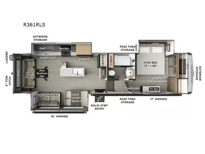 New 2026 Forest River RV Rockwood Signature R361RLS — photo 2