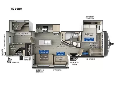 New 2026 Forest River RV Rockwood Signature 8336BH — photo 2