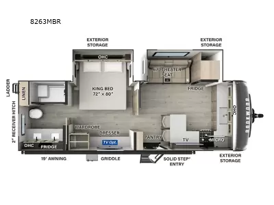 New 2026 Forest River RV Rockwood Signature 8263MBR — photo 2