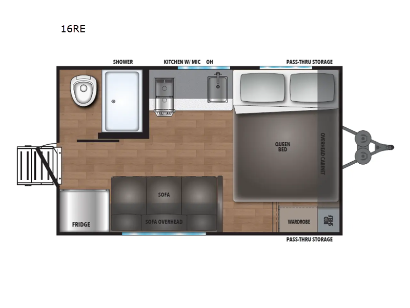 New 2026 Shasta RVs Compact 16RE